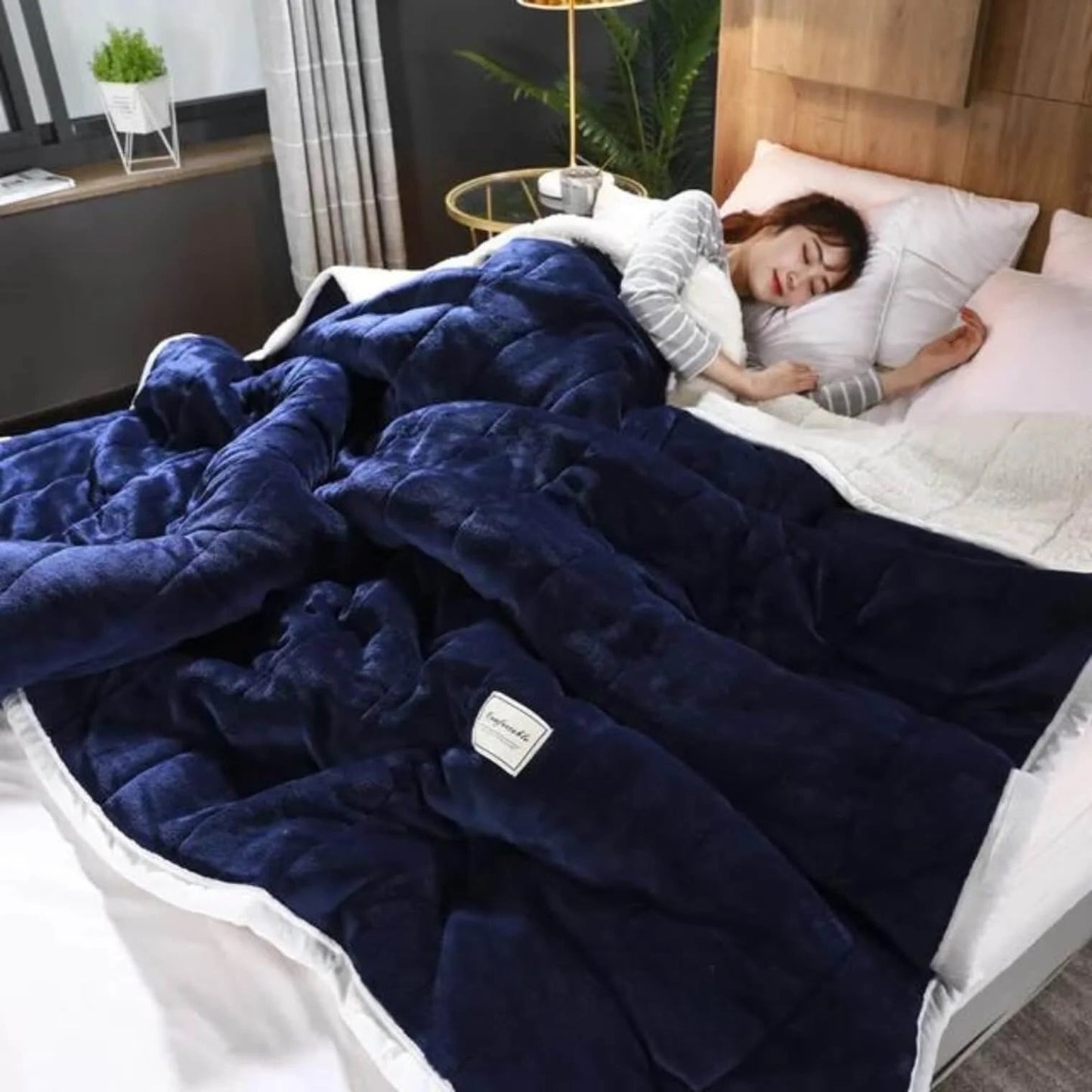 CozyFleece™ pūkaina vilnas sega | Silta un mājīga – rudenim un ziemai