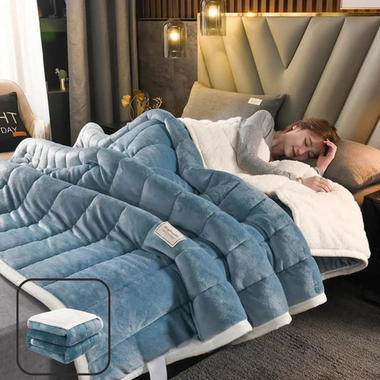 CozyFleece™ pūkaina vilnas sega | Silta un mājīga – rudenim un ziemai