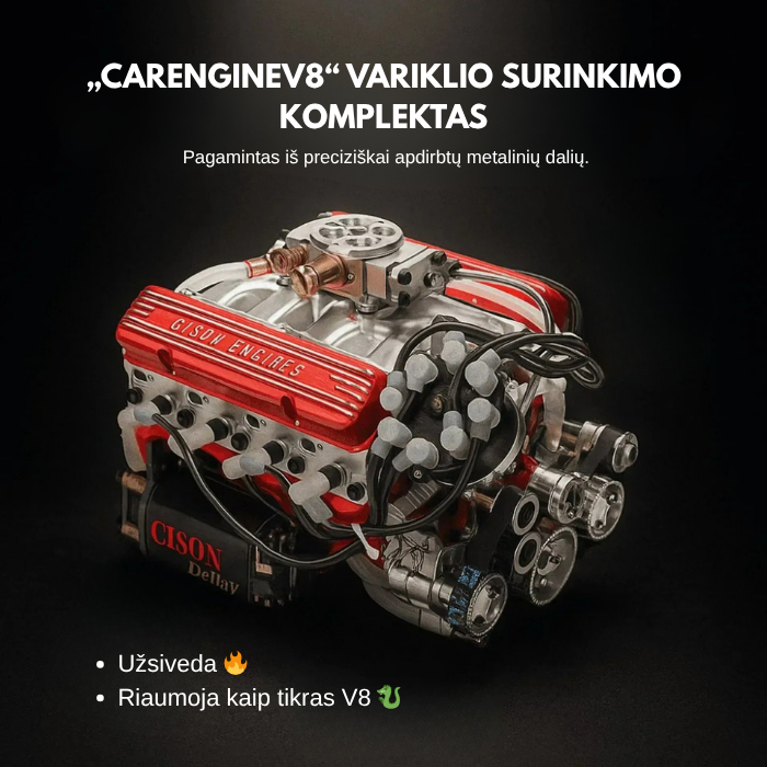 "CarEngineV8" dzinēja montāžas komplekts