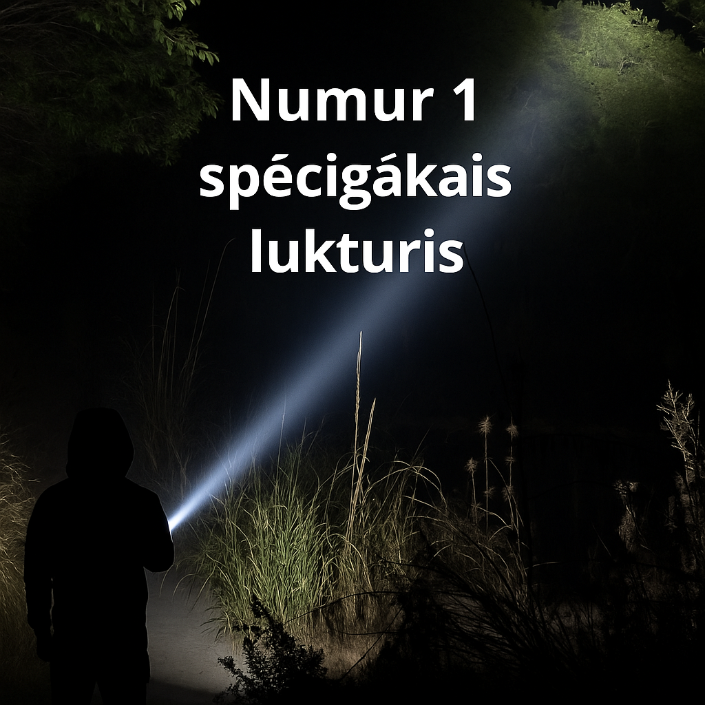 PowerBeam™ Super lukturis | Īpaši spilgts • 6000 mAh • 500 m distance
