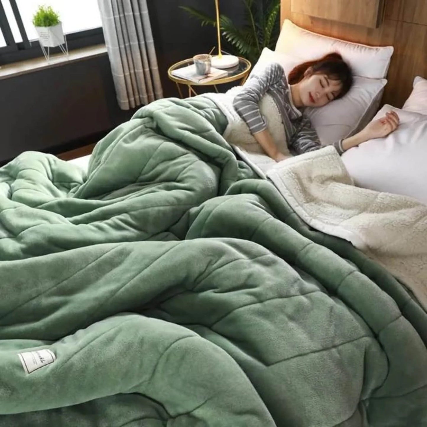CozyFleece™ pūkaina vilnas sega | Silta un mājīga – rudenim un ziemai