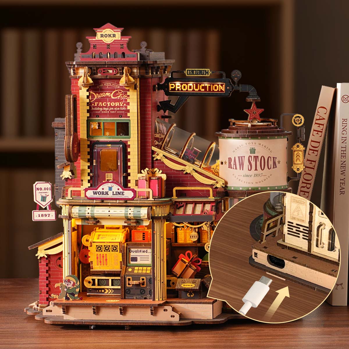 Ziemassvētku koka muzikālā sapņu dāvanu fabrika