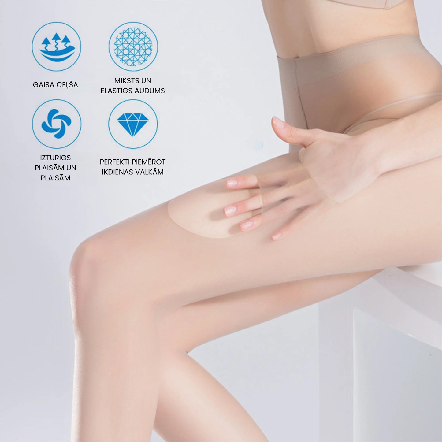 Spanx™ - Izturīgas sieviešu zeķubikses (6 gab.)