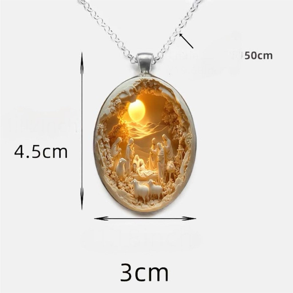 Svēta zeme, ticības mirdzums – Ziemassvētku miniatūras piekariņi