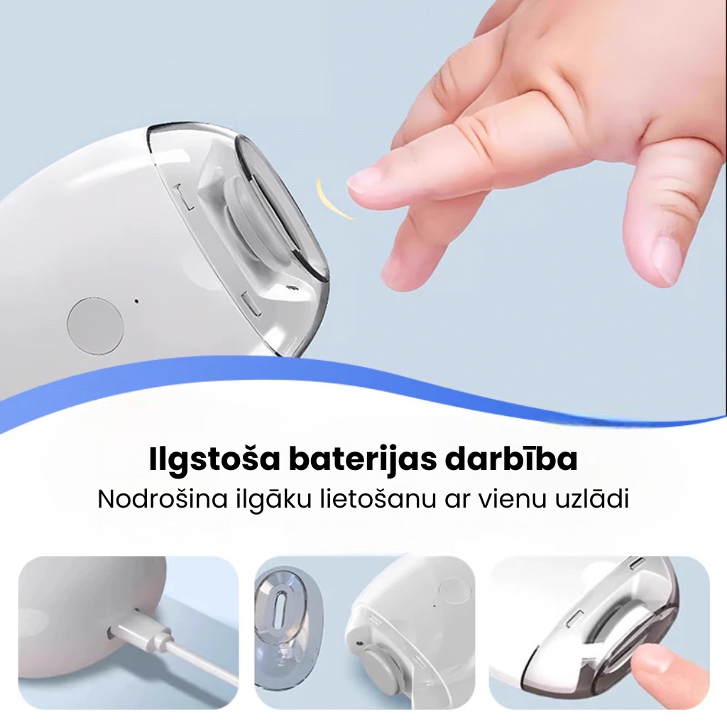 Universāls automātiskais nagu vīlis pieaugušajiem un bērniem