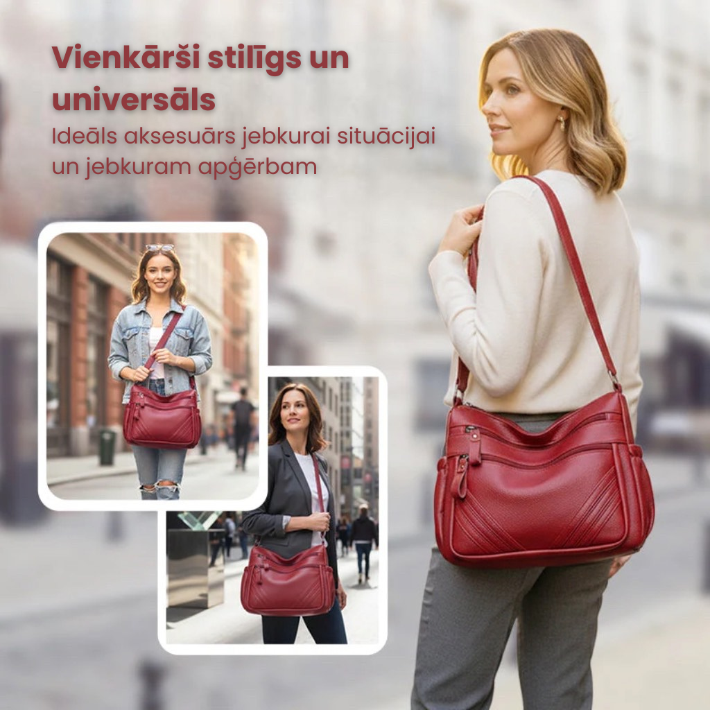 🔥Sieviešu stilīga pleca soma ar regulējamu siksnu