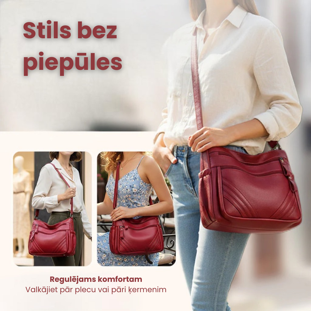 🔥Sieviešu stilīga pleca soma ar regulējamu siksnu