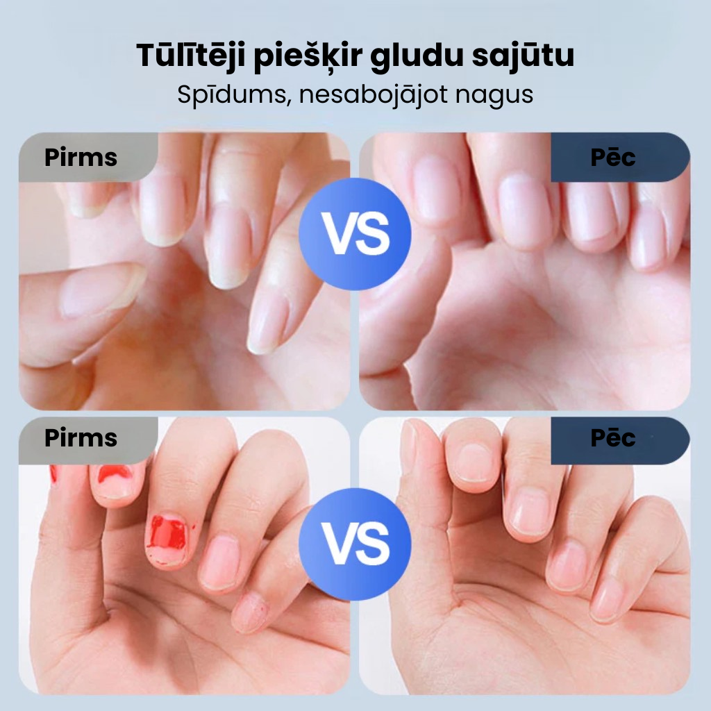 Universāls automātiskais nagu vīlis pieaugušajiem un bērniem