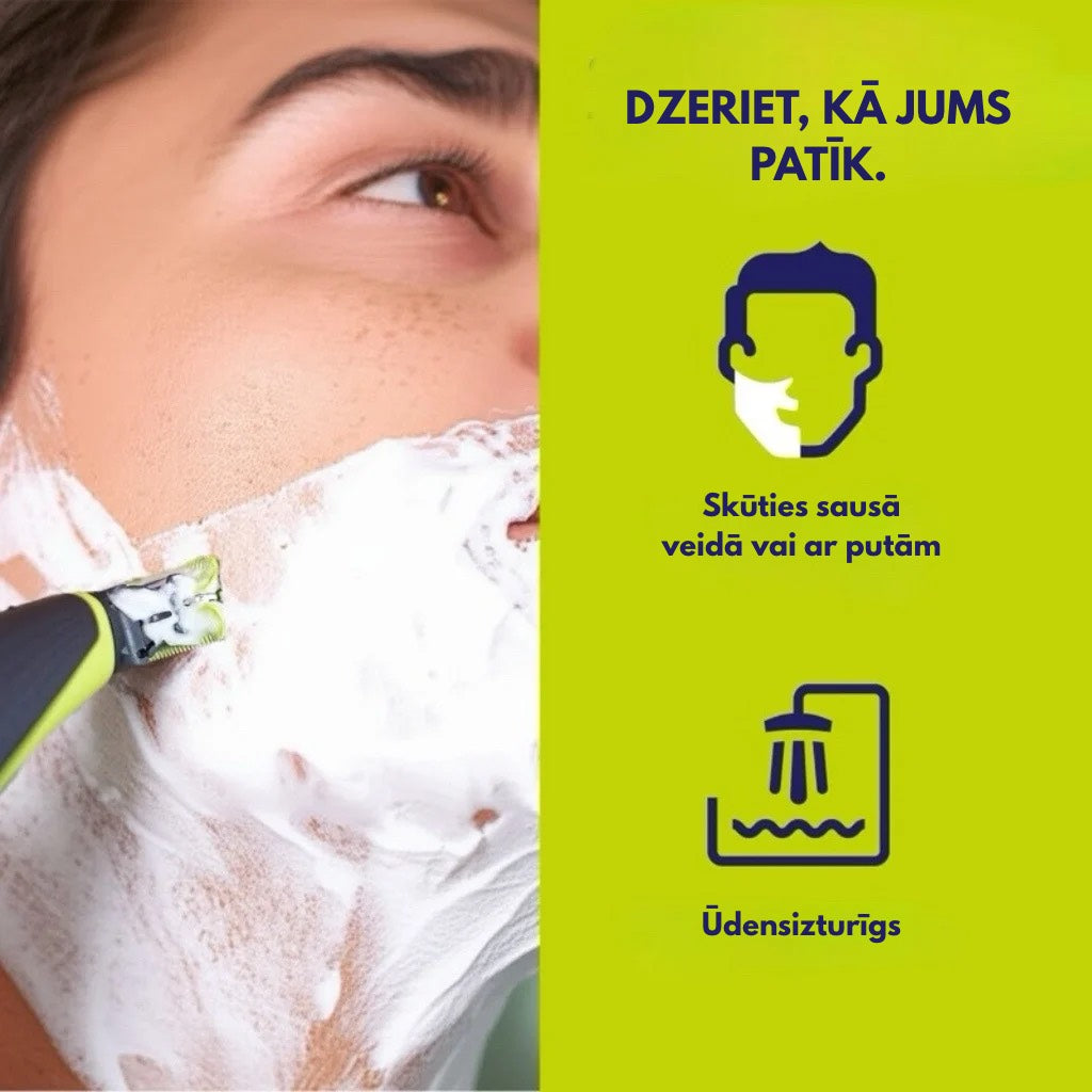 360° Flex Blade – profesionāls daudzfunkcionāls USB trimmeris vīriešiem