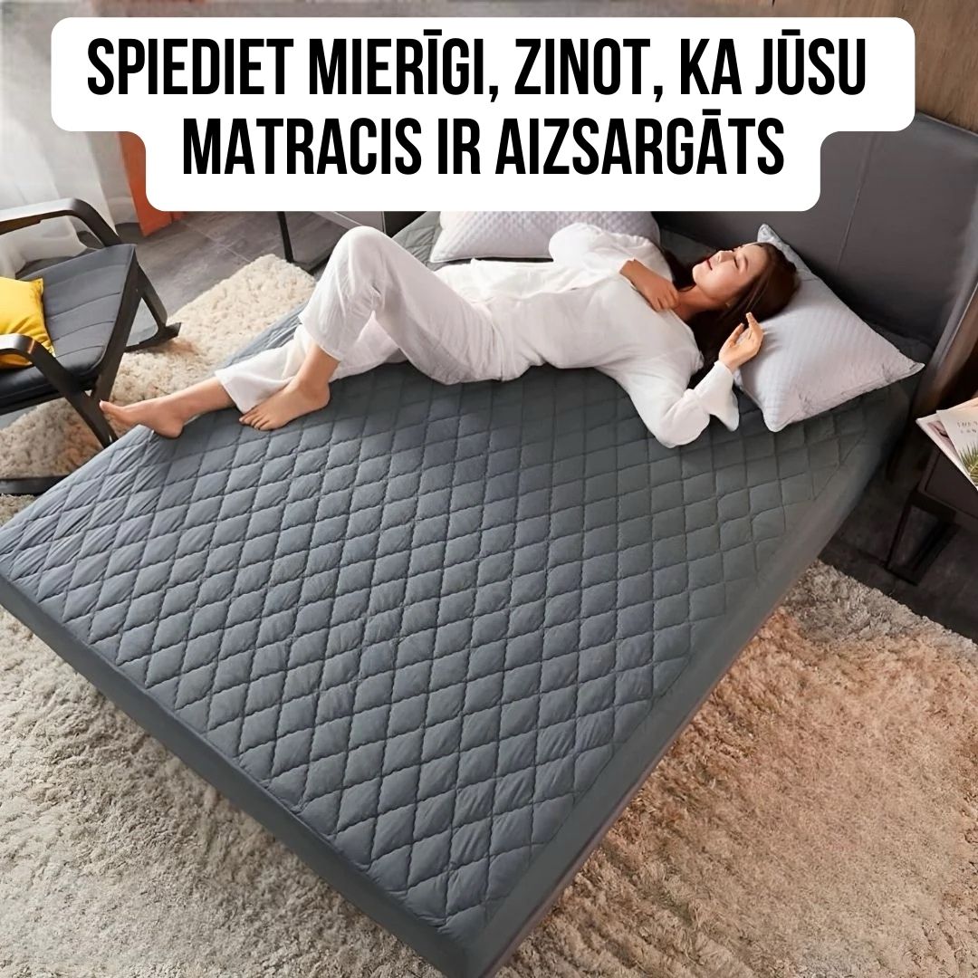 SleepyCover™ Polsterēts matrača aizsargs pret šķidrumiem