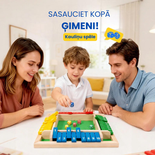 🎅🎄 Jautras ģimenes spēles – galda spēle “Atzīmē lodziņu” 🎁🎲