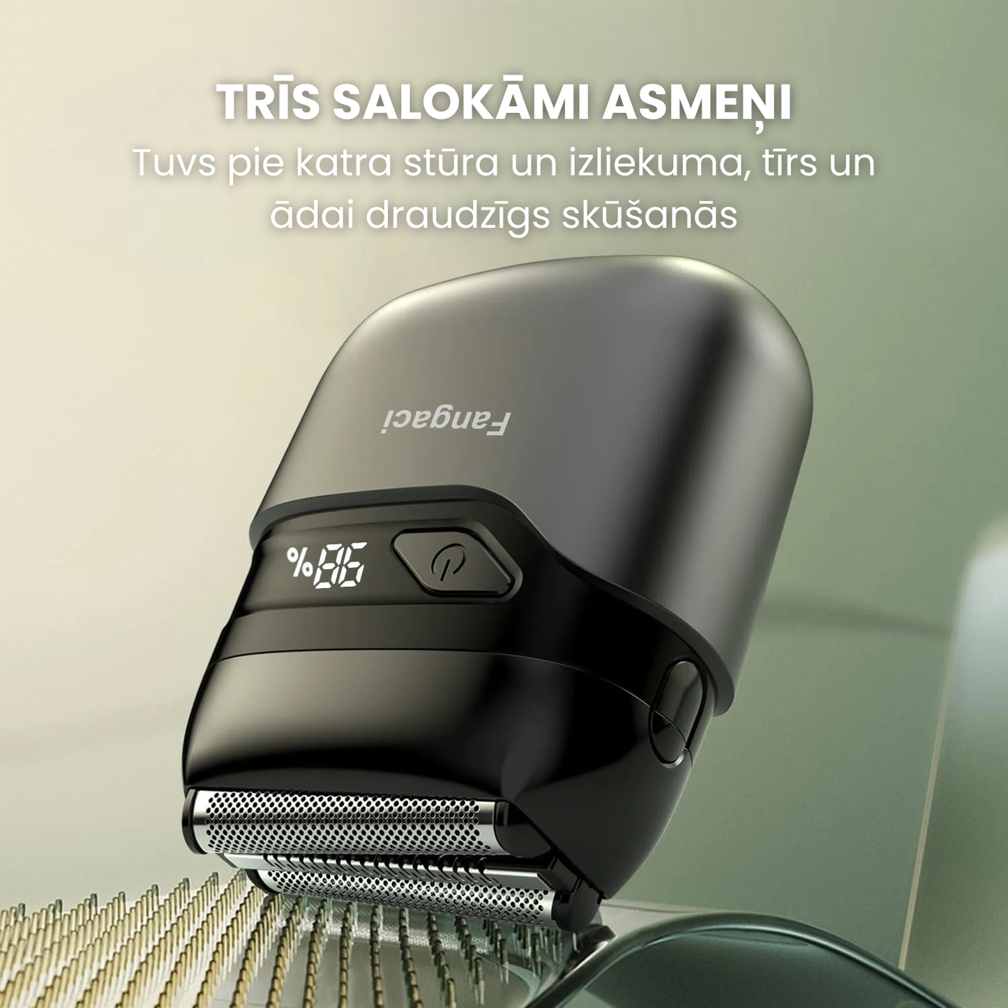 ShavePro™ – ūdensizturīgs elektriskais skuveklis
