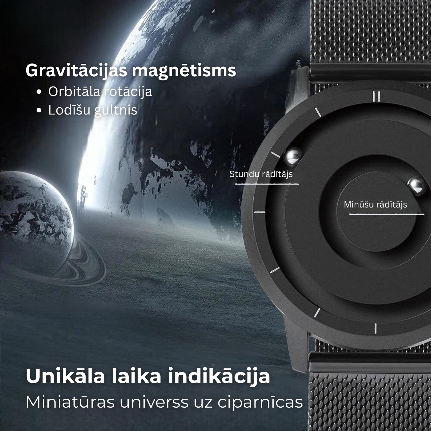 Magnetic Watch™ – unikāls magnetisks pulkstenis, kas apvieno mākslu un laiku