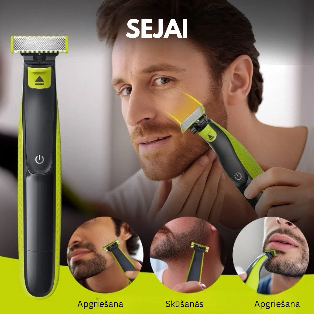 360° Flex Blade – profesionāls daudzfunkcionāls USB trimmeris vīriešiem