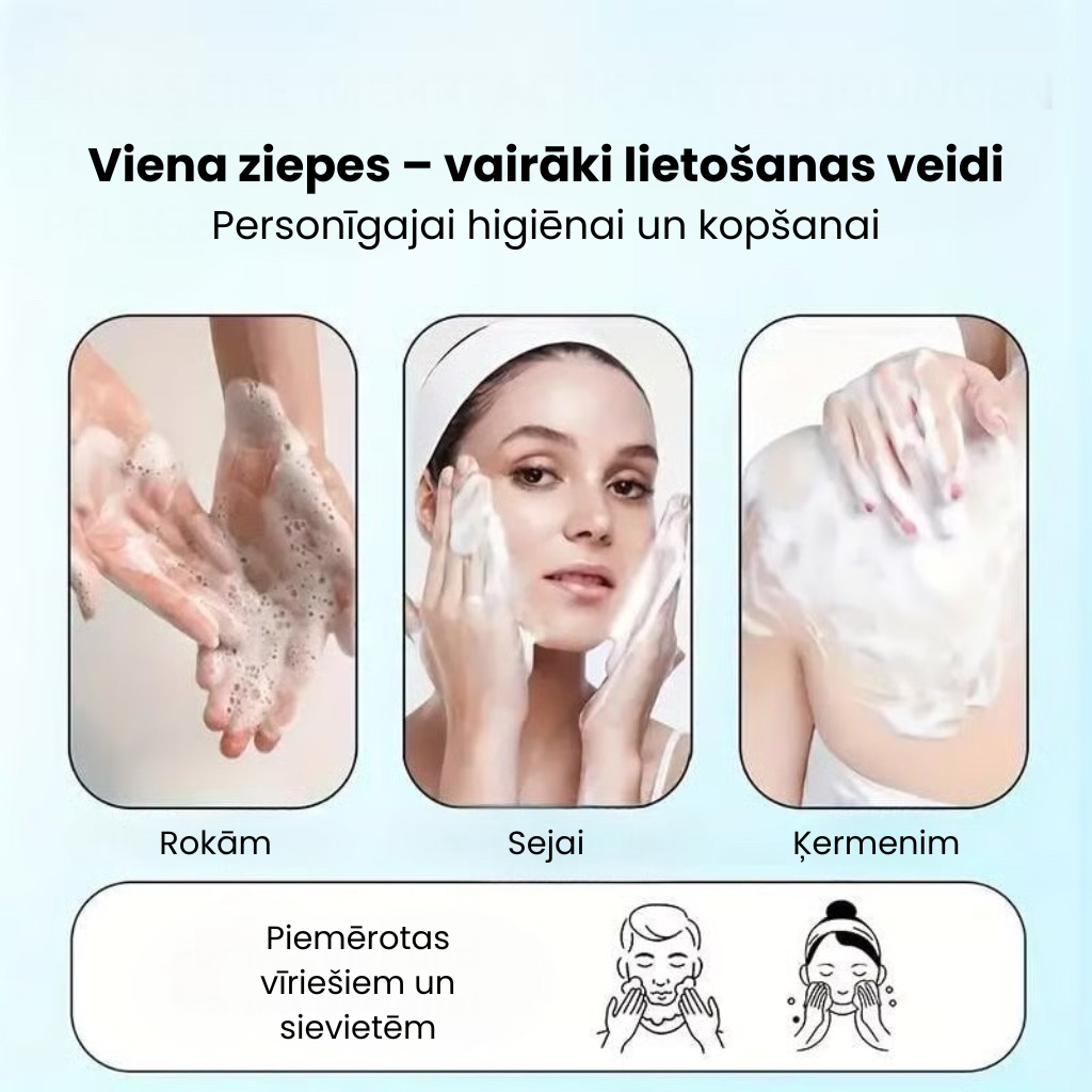 🔥 Oriģināls ar rokām darināts kristālveida vīnogu ziepju gabaliņš – maigas, attīrošas ziepes