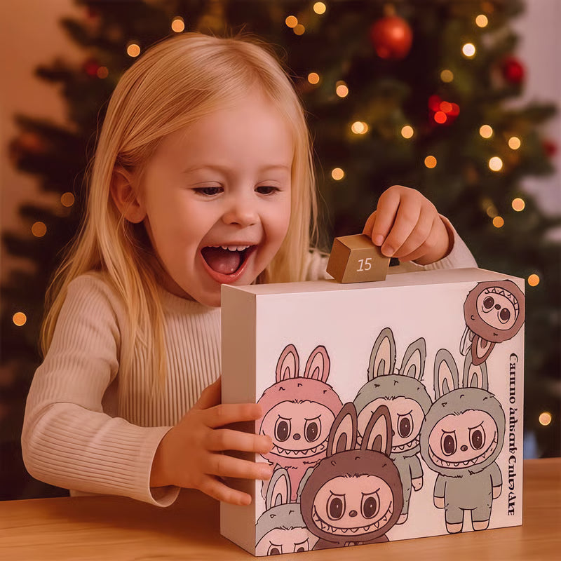 Labubu mazo monstriņu Ziemassvētku adventes kalendārs 2025