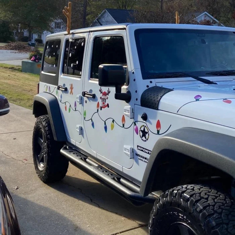 🎄 Ziemassvētku magnētiskās uzlīmes – dekorācijas automašīnai, ledusskapim un mājām