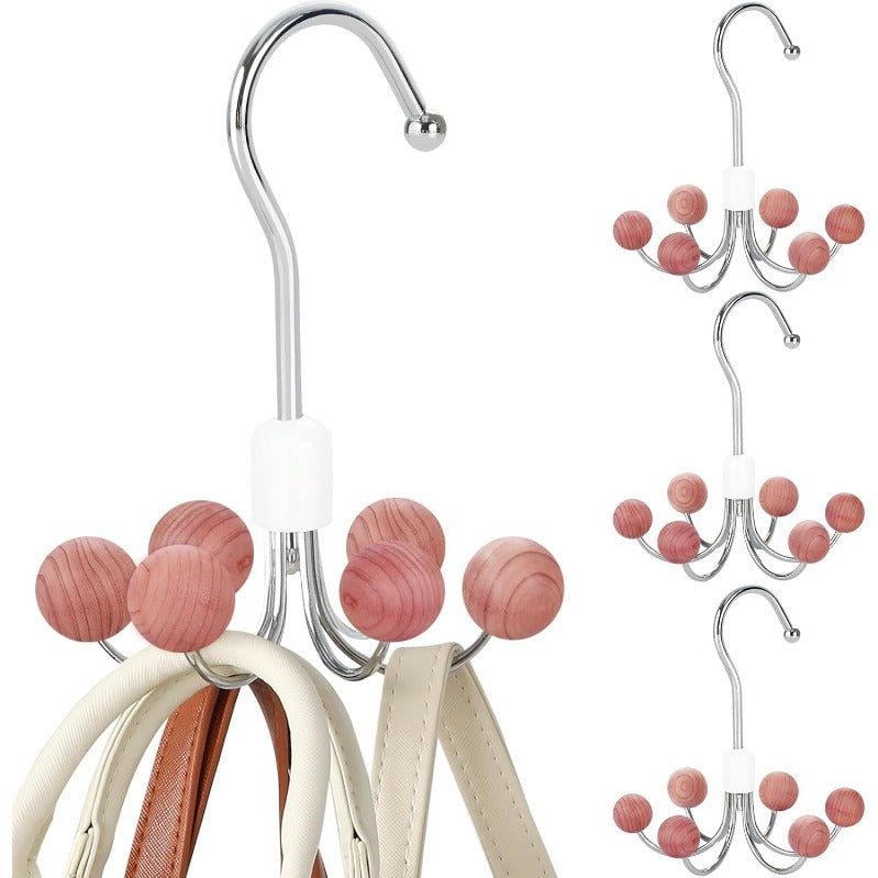 360° rotējošs džemperu un somiņu turētājs