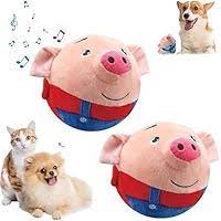 🔥 Runājoša pūkaina lēkājoša rotaļlieta suņiem