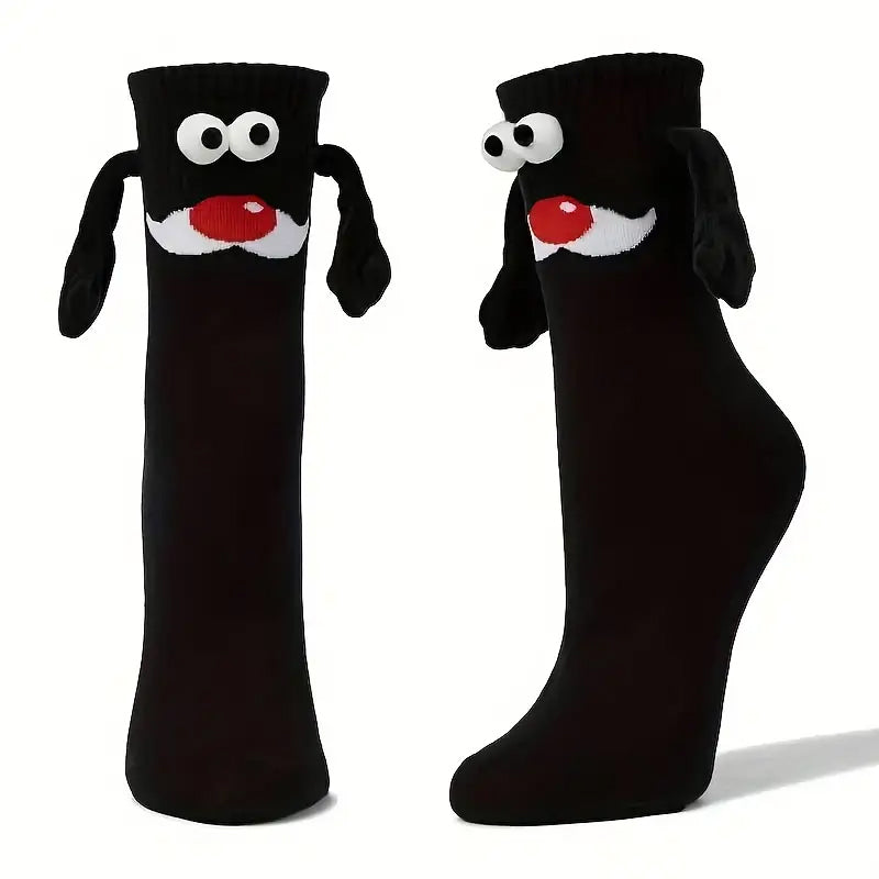 Siltas zeķes ar magnētiskām rociņām (3/6 pāri)