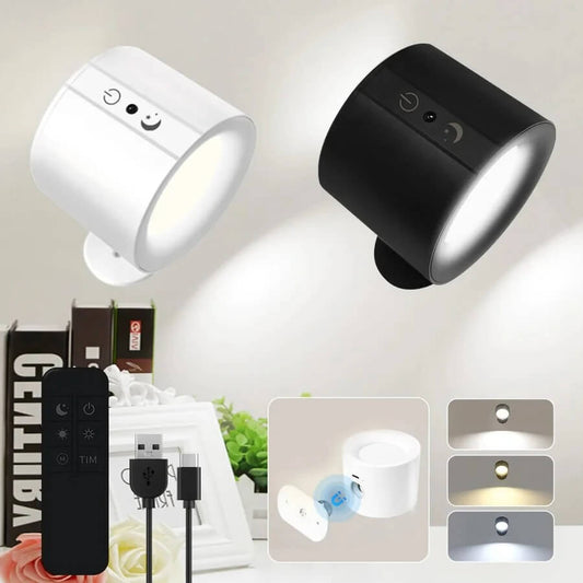 NordGlow – Magnētiskā LED sienas lampa ar diviem gaismas avotiem | Elastīgs apgaismojums katrai mājas telpai