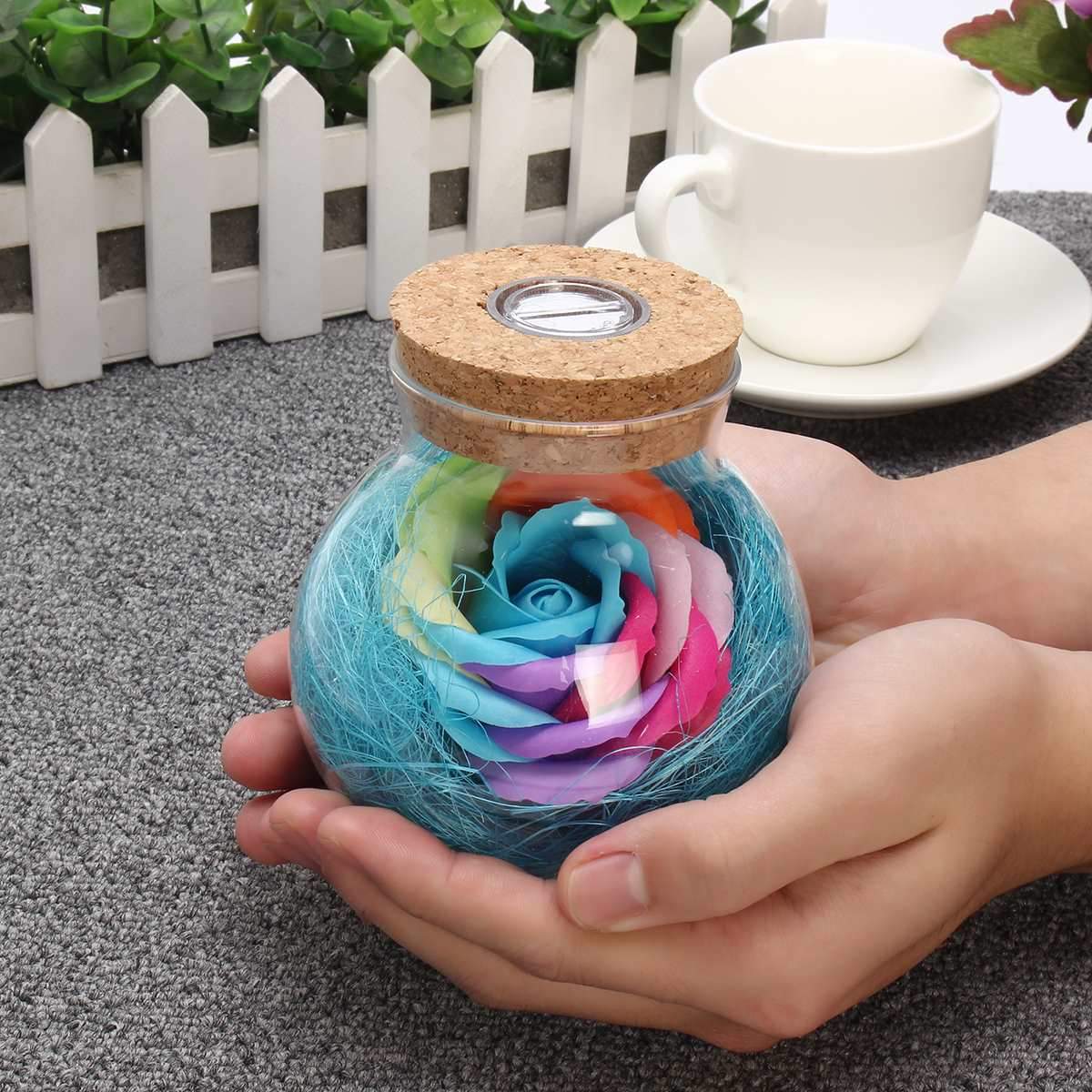 Bloom – LED rozes formas pudeles lampa