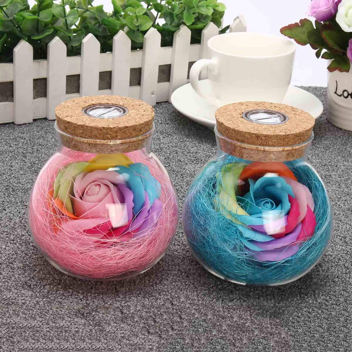 Bloom – LED rozes formas pudeles lampa