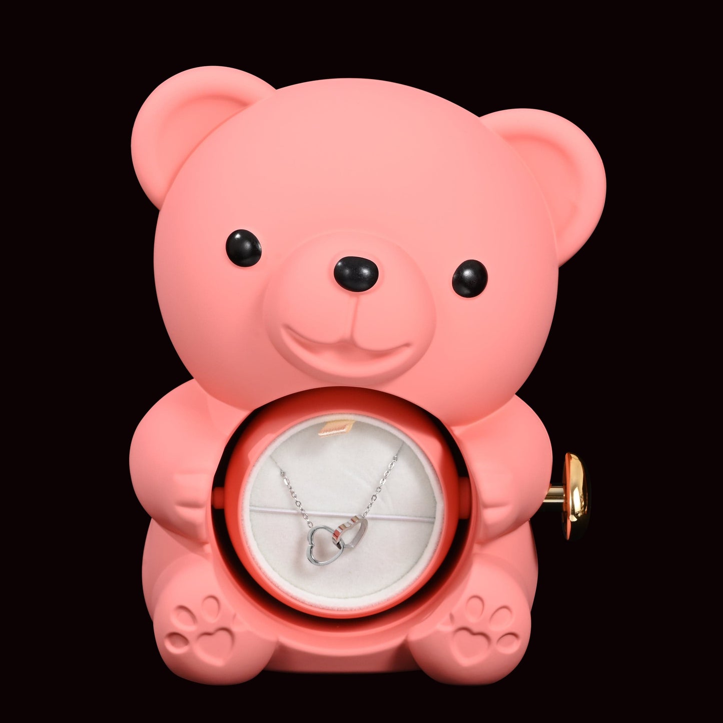 Mūžīgā roze ar gravētu kaklarotu