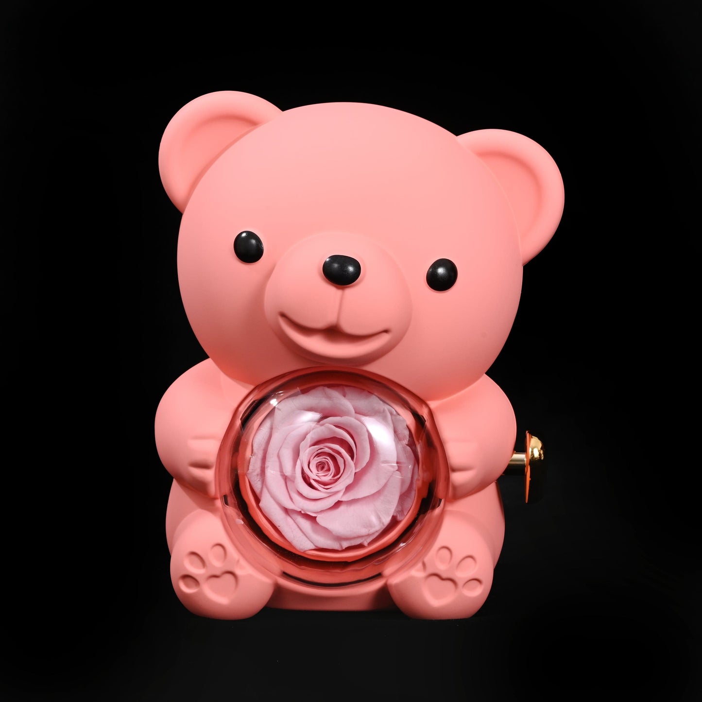 Mūžīgā roze ar gravētu kaklarotu