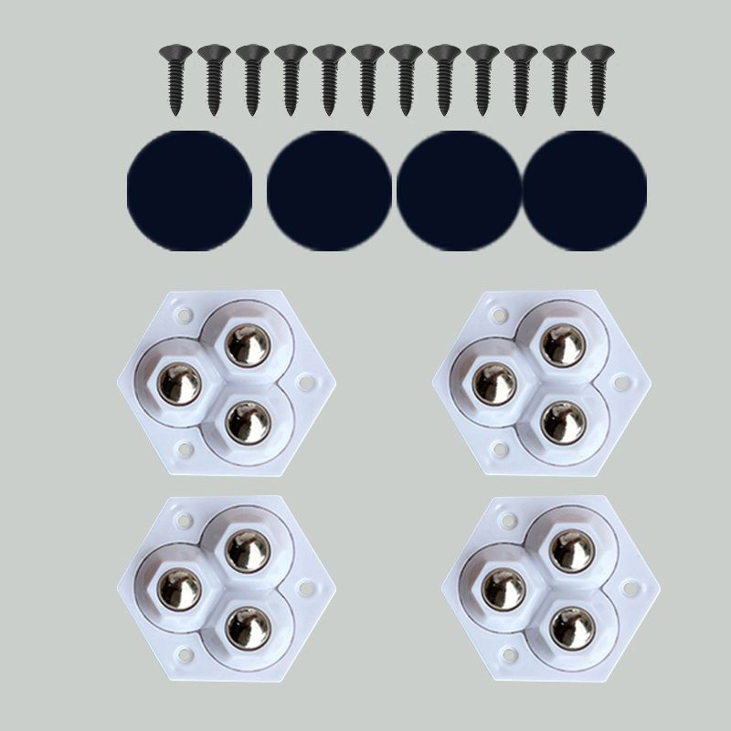 360° rotējoši trīskāršie mēbeļu ritentiņi