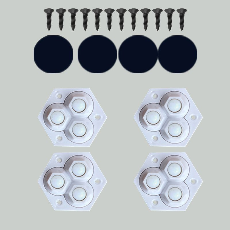 360° rotējoši trīskāršie mēbeļu ritentiņi