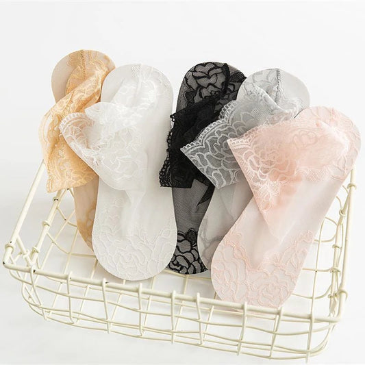 Sekssīgas mežģīņu zeķes sievietēm 🧦