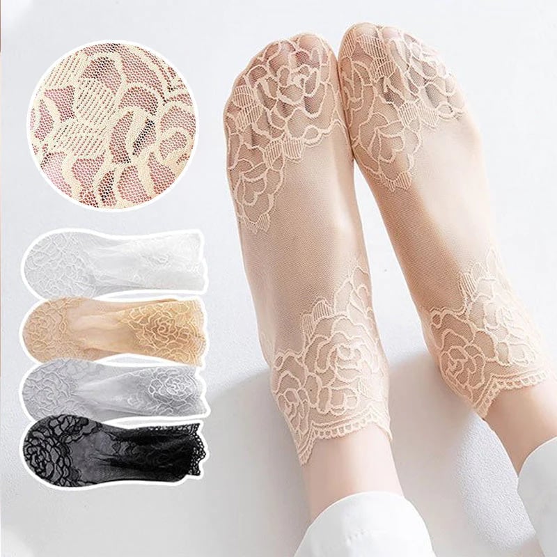 Sekssīgas mežģīņu zeķes sievietēm 🧦