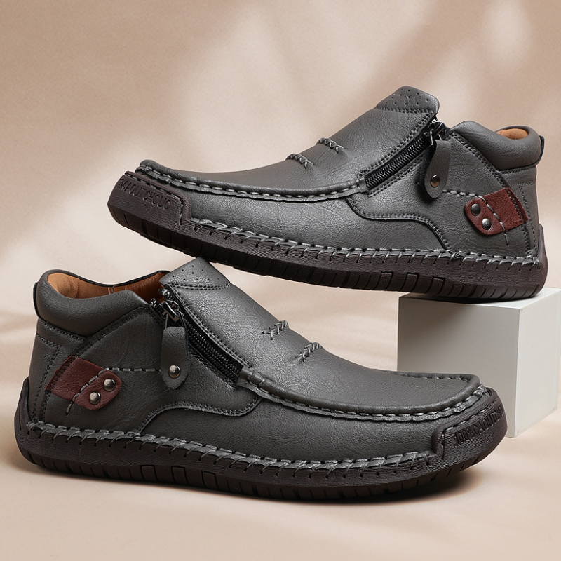 Retro āra stila vīriešu PU zābaki