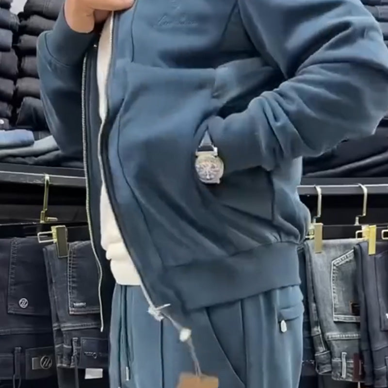 Vīriešu brīvā laika jaka un bikses – divdaļīgs komplekts🔥