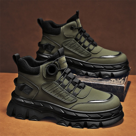 Retro stila brīvā laika vīriešu potīšu zābaki