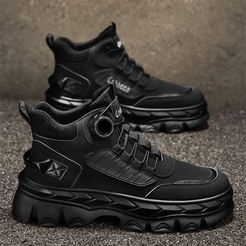 Retro stila brīvā laika vīriešu potīšu zābaki