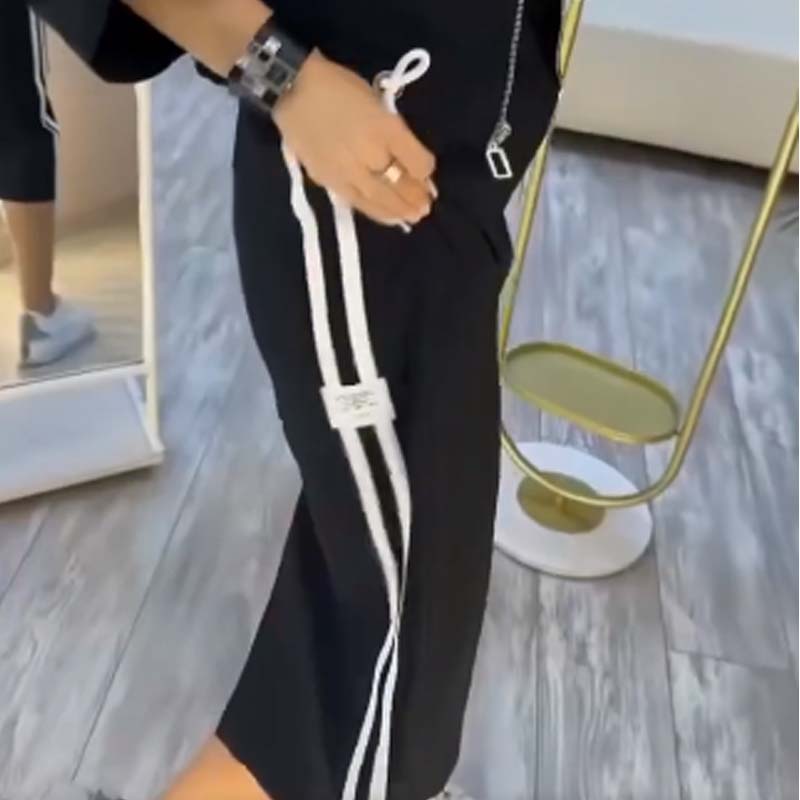 ✨ Sieviešu mētelis ar augstu apkakli un kleitas komplekts