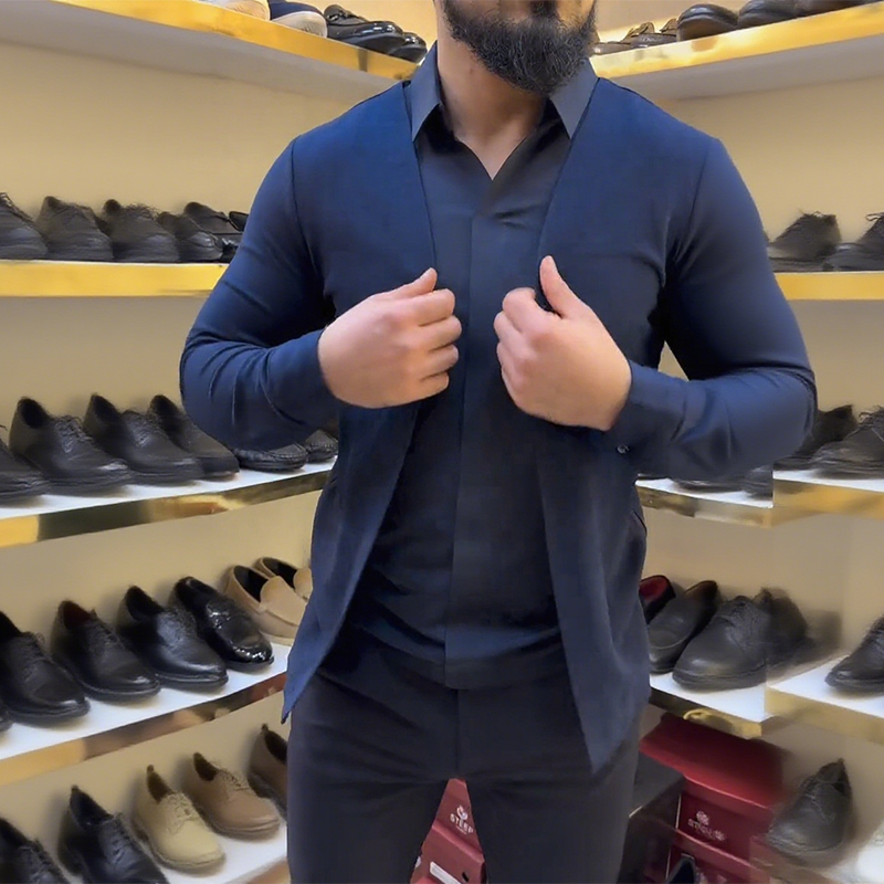 Vīriešu divdaļīgs imitācijas krekls