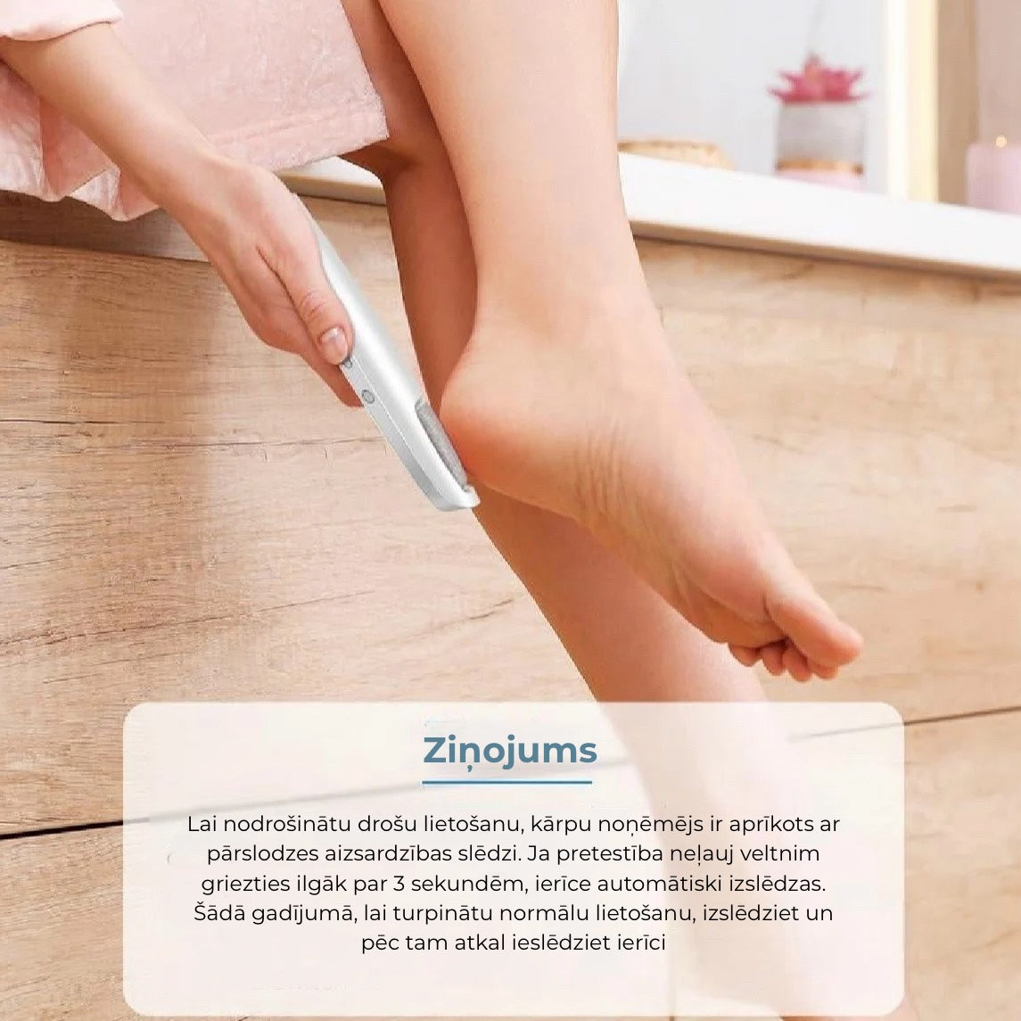 💕 Elektriskais pēdu rumbu noņemšanas aparāts